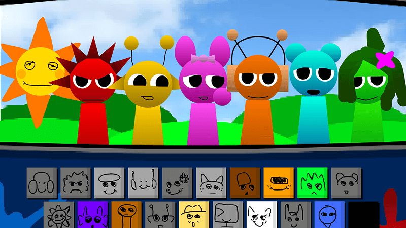 juego de sprunki de 1990