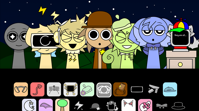 juego de sprunki night time 2