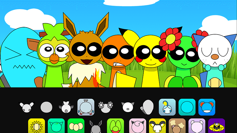 juego de sprunki pokemon