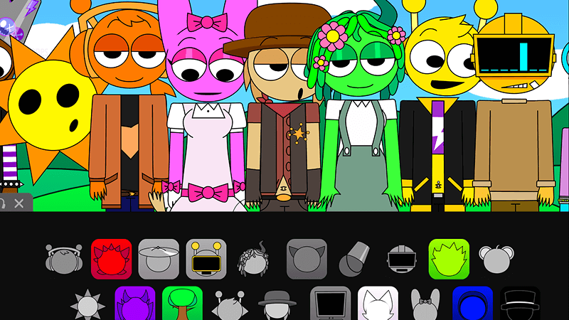 juego de sprunki pyramixed human